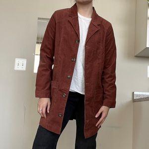 RVCA x Camille Rowe Corduroy trench coat